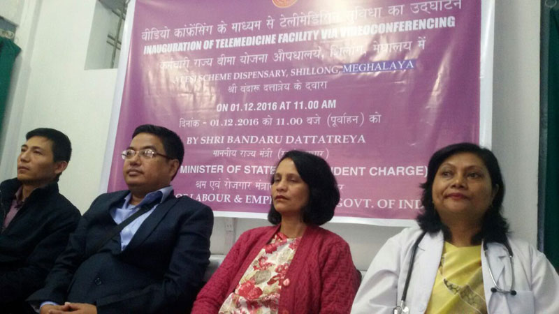 Videoconference panel presentation by union minister and officers